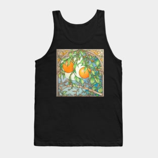 Orange drawing Tank Top